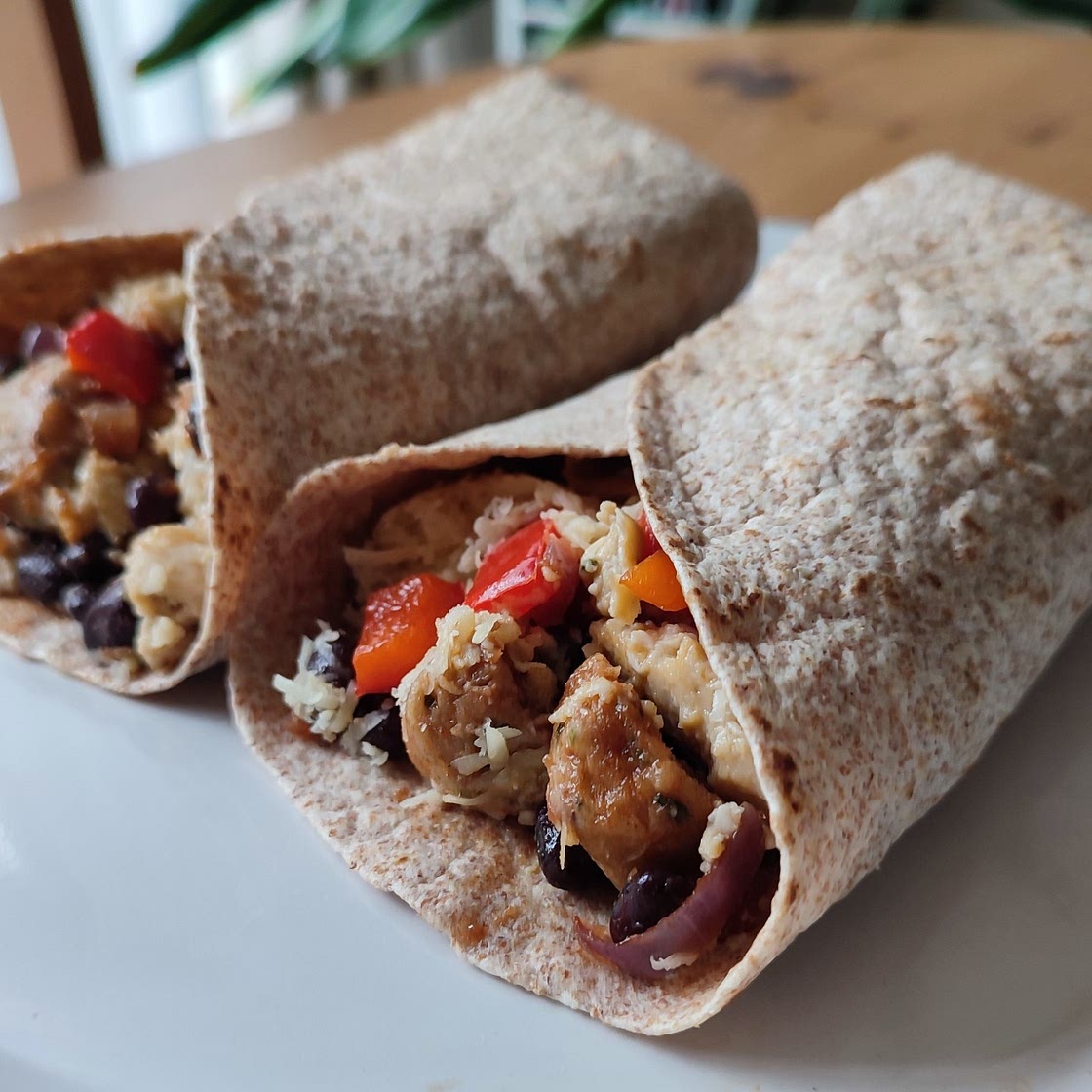 Sausage & Bean Burrito