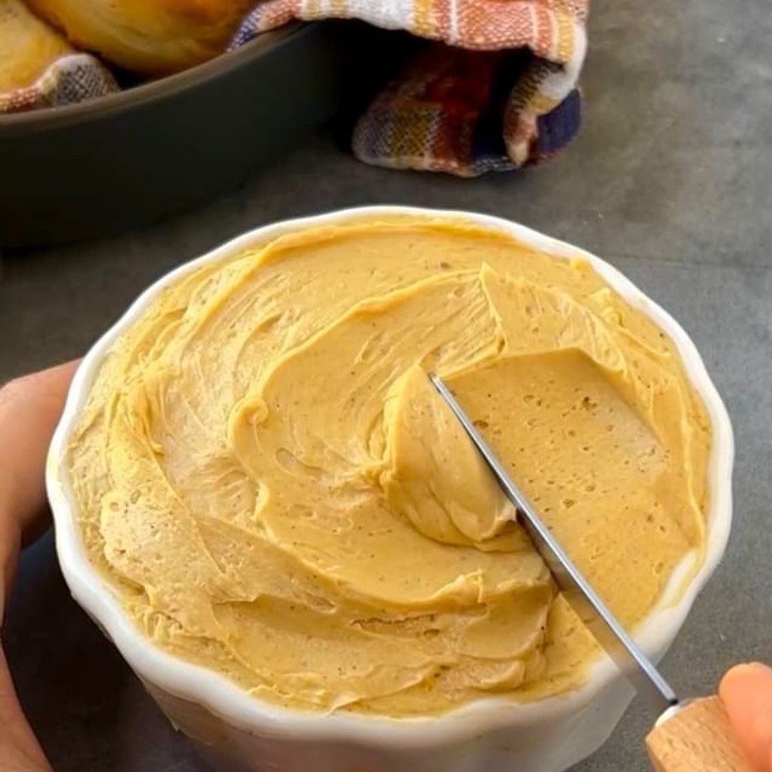 SAVE this Whipped Maple Pumpkin Butter &amp; serve it for Thanks