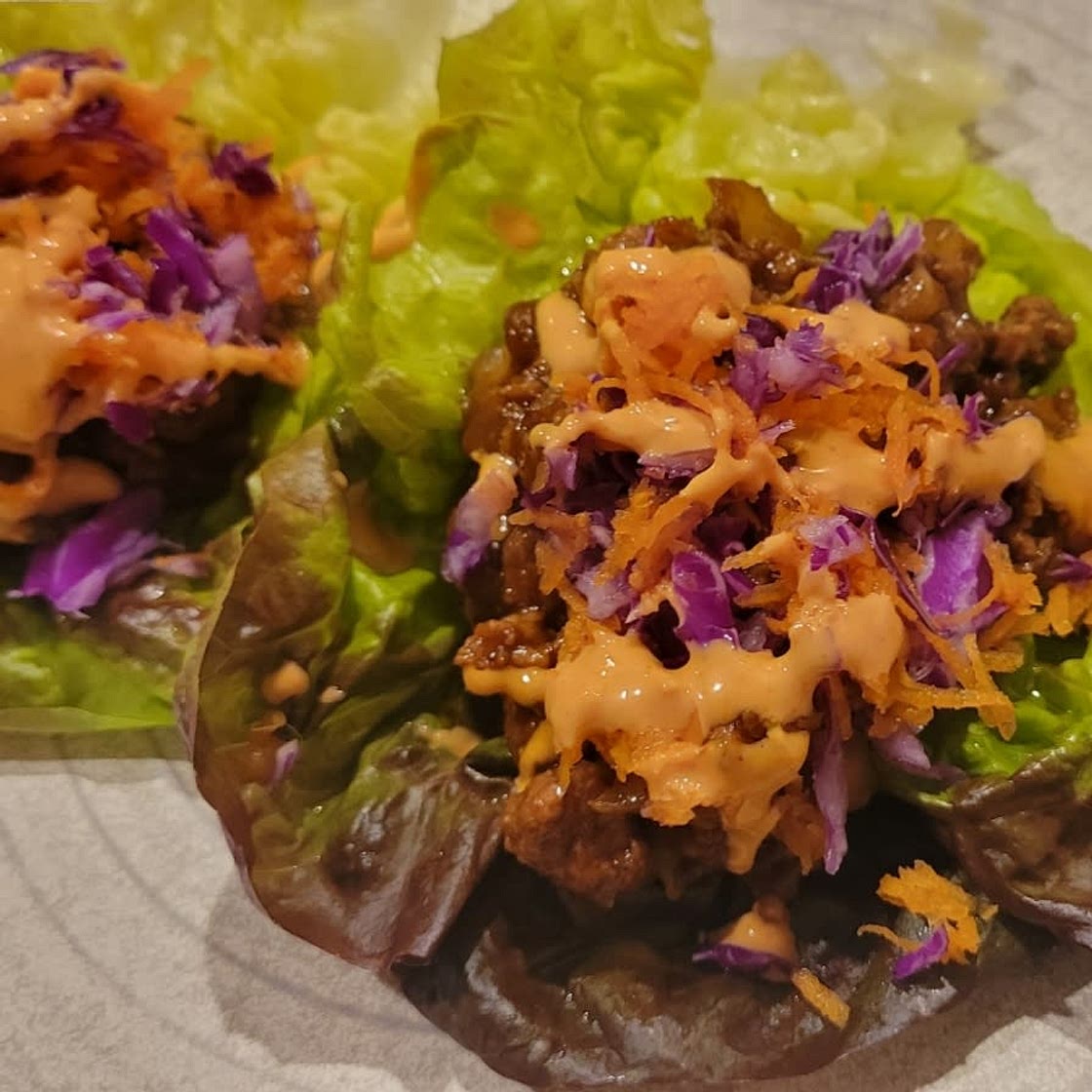 Korean Style Beef Lettuce Wraps