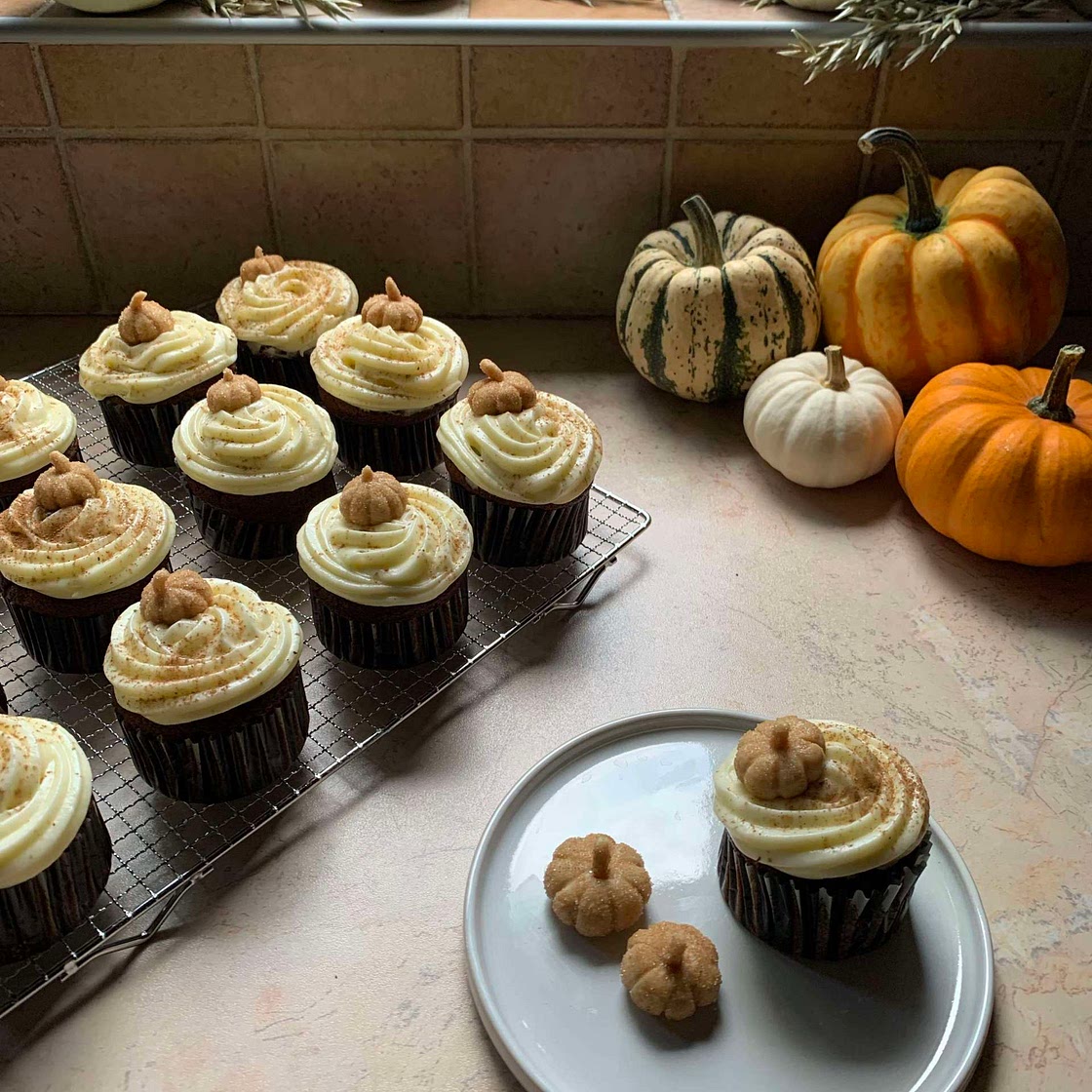 Pumpkin cupcakes 🎃🕯️