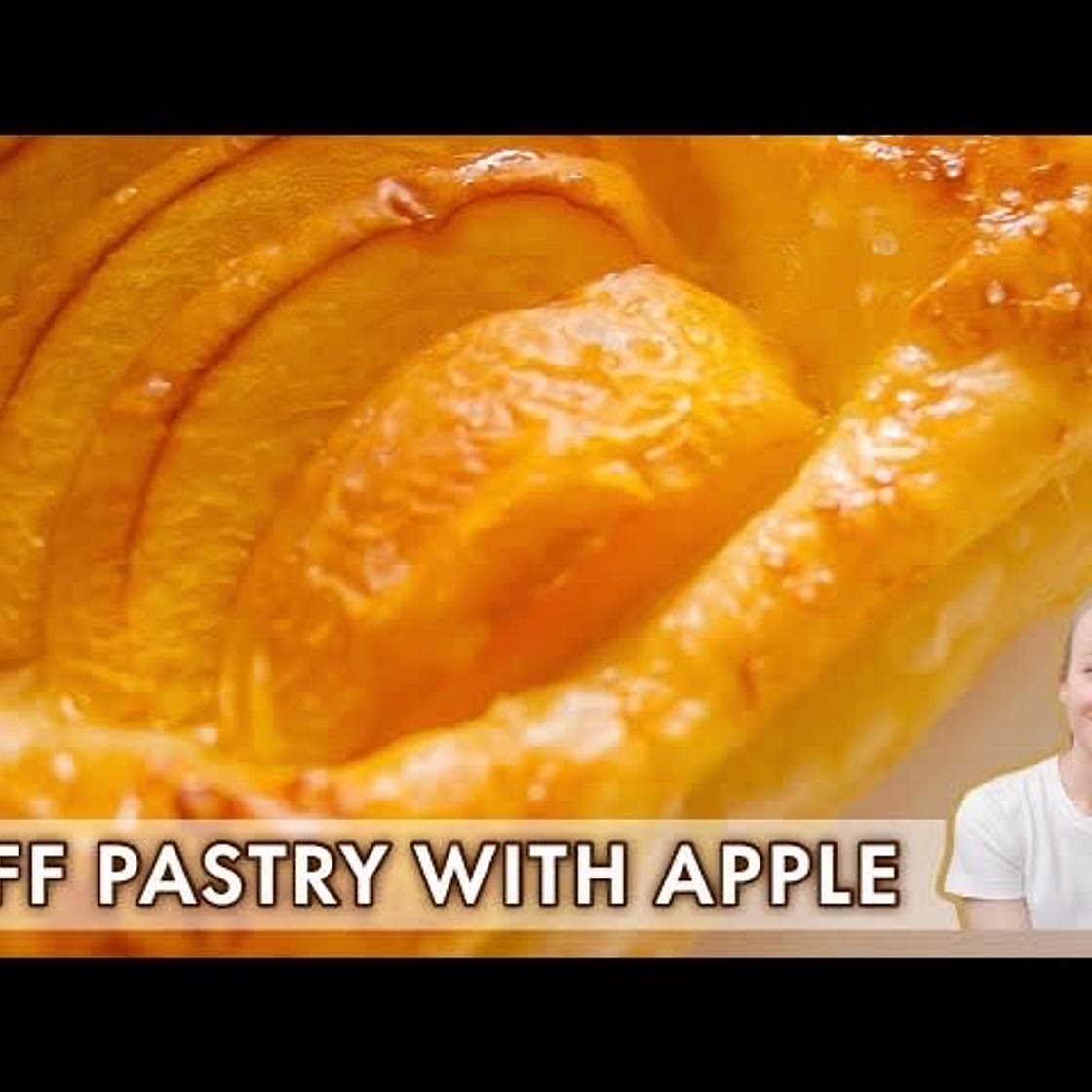 Puff pastry with peaches
