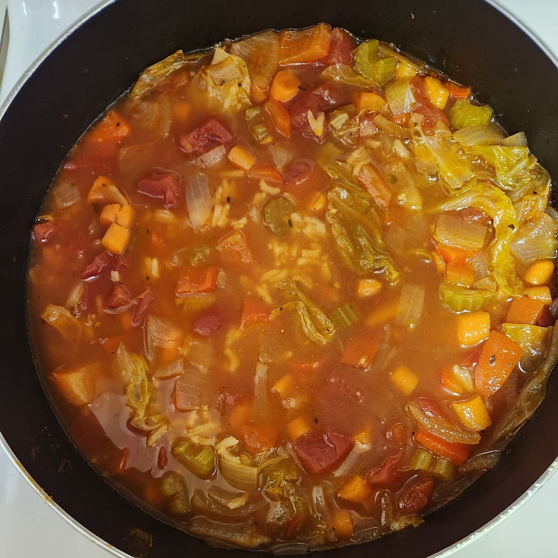 Cabbage Soup with Rice
