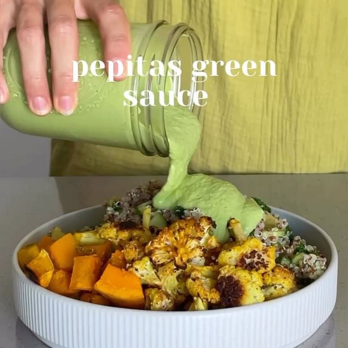 PEPITAS GREEN SAUCE 🌿💚 the tastiest way to upgrade any salad or 