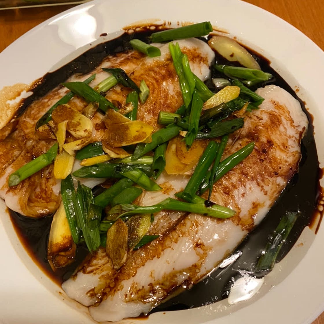 Chinese Soy Steamed Fish