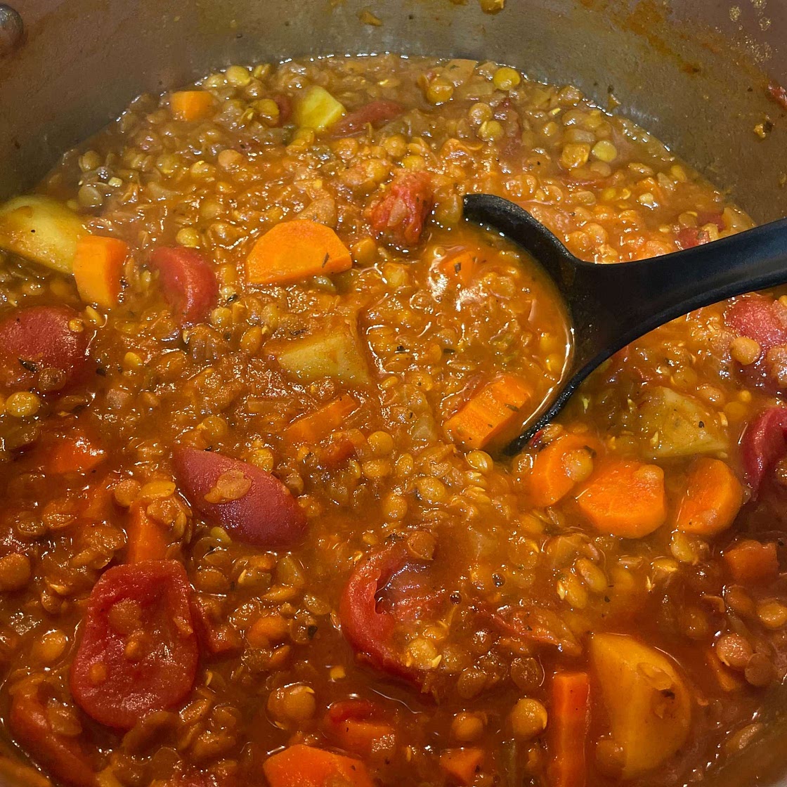 Tomato Lentil Soup