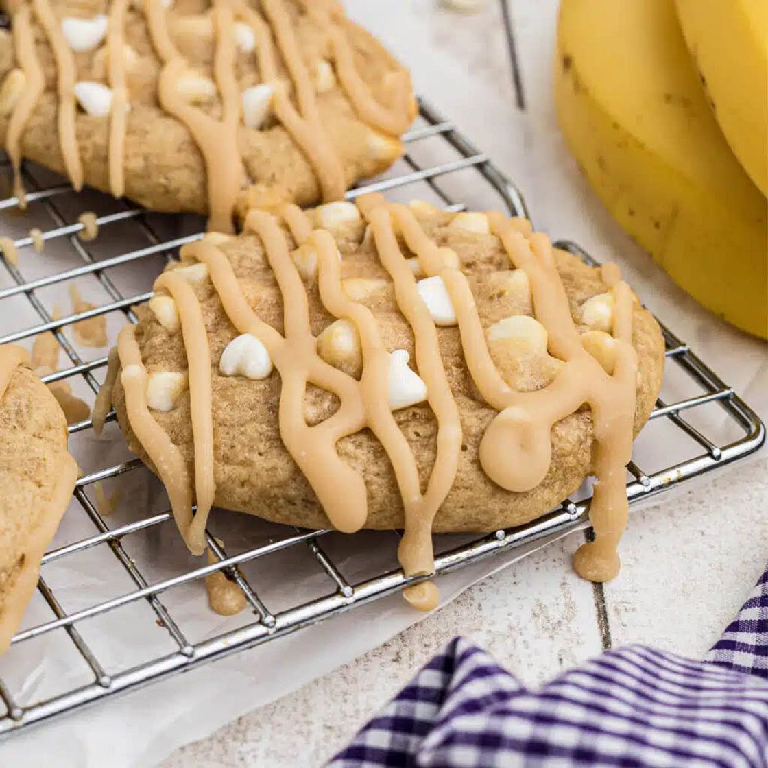 Bananas Foster Cookies