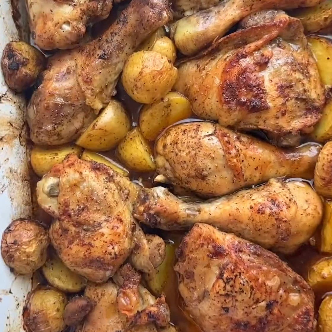Lebanese Lemon Chicken & Potatoes 