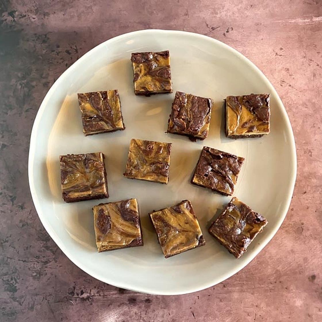 Low FODMAP Espresso Cream Cheese Brownies