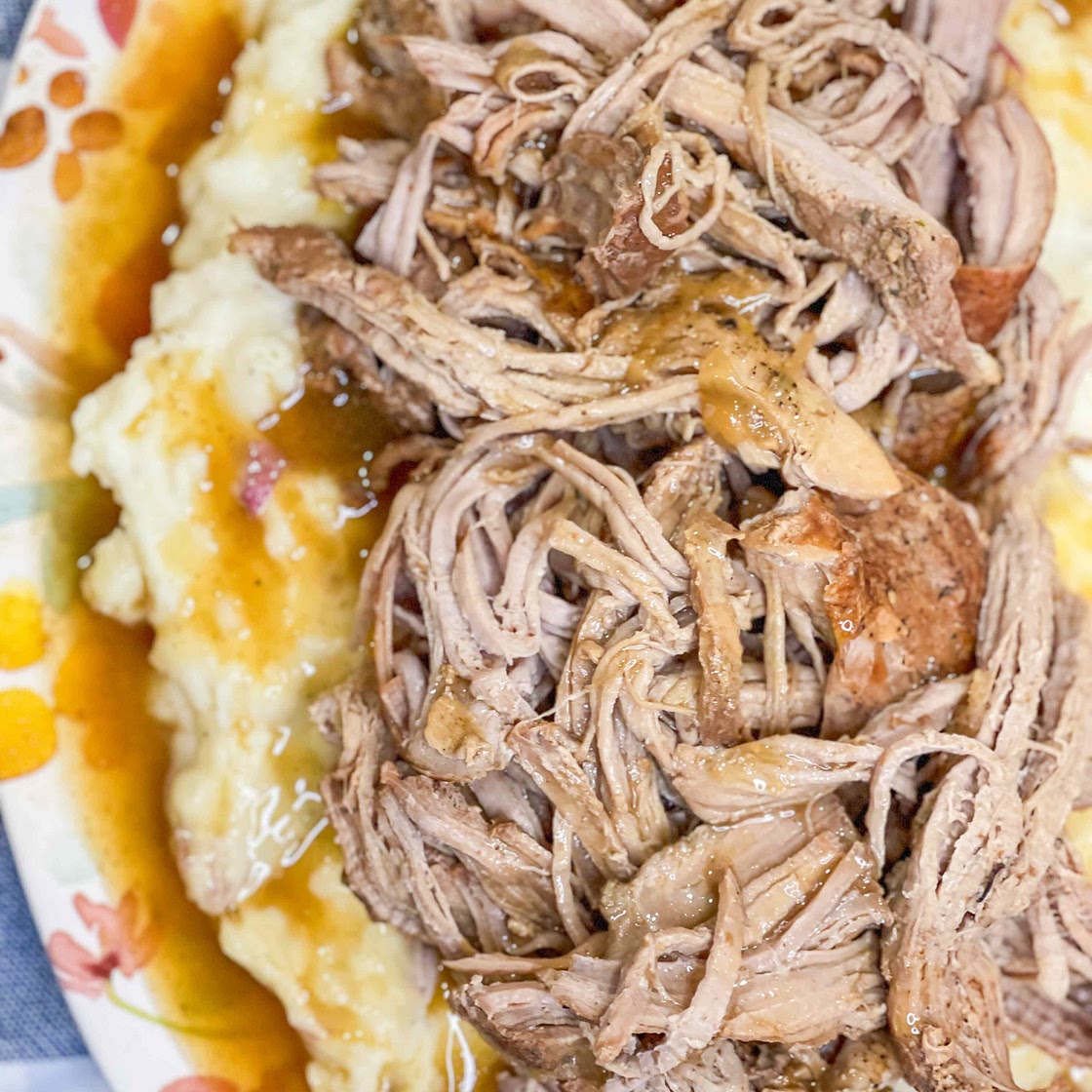 Crock Pot Apple Cider Pork Loin