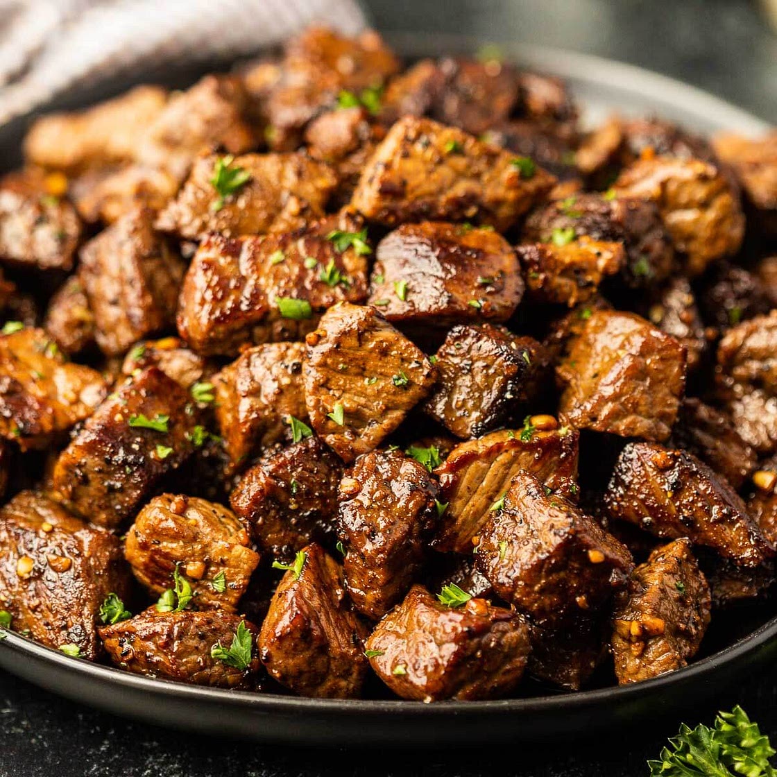 Blackstone Garlic Butter Steak Bites