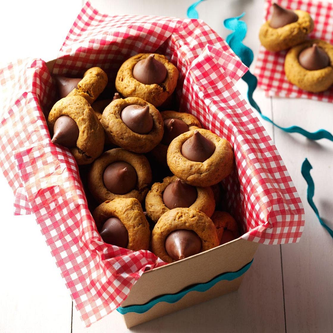 Pumpkin-Gingerbread Thumbprint Cookies