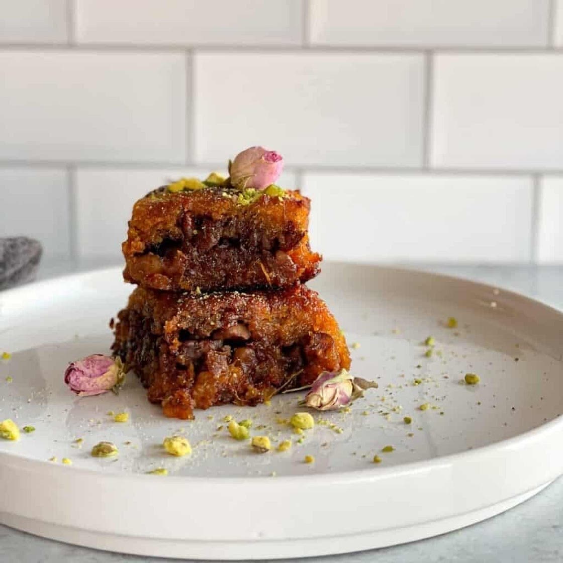 Sweet Potato Bake Filled With Walnuts