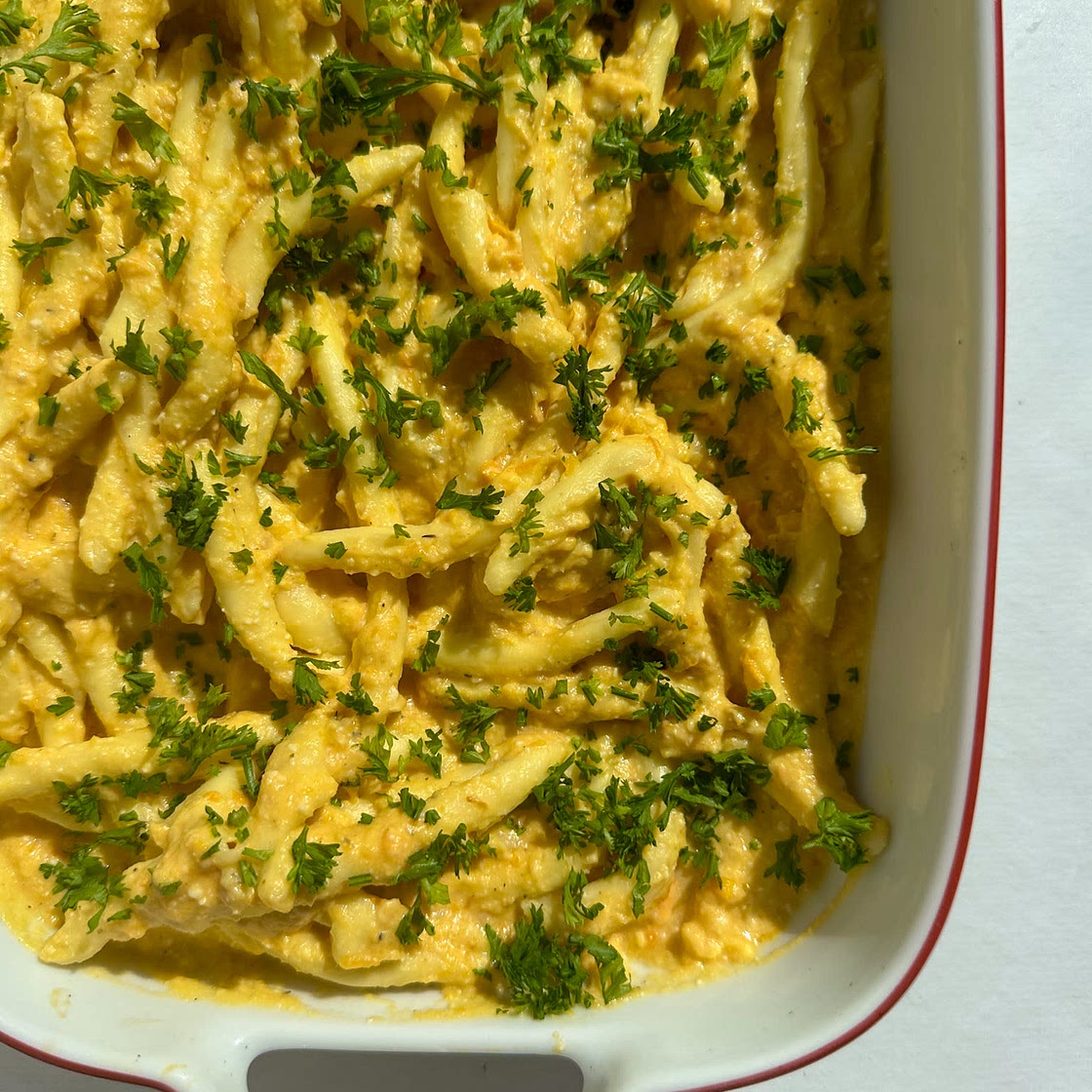 Pumpkin Feta Pasta