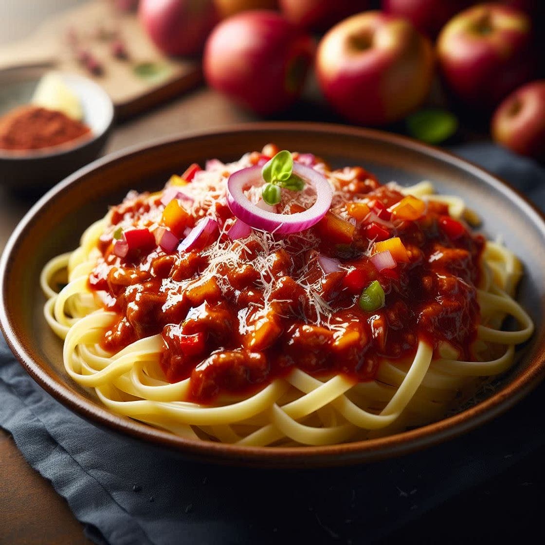 Apple Bolognese 