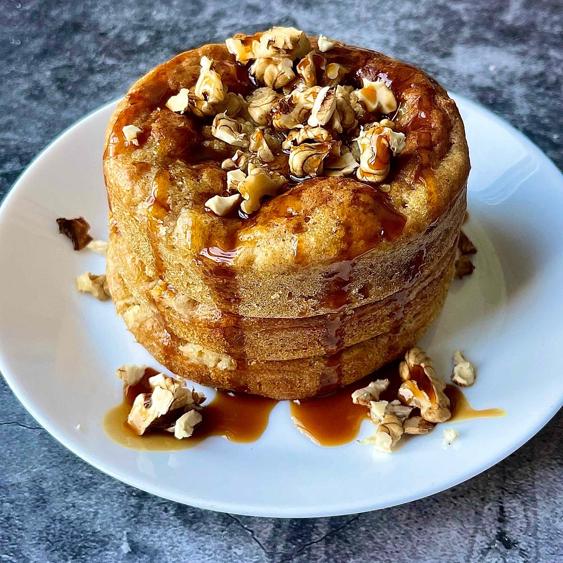 Apple Crumble Pancakes 