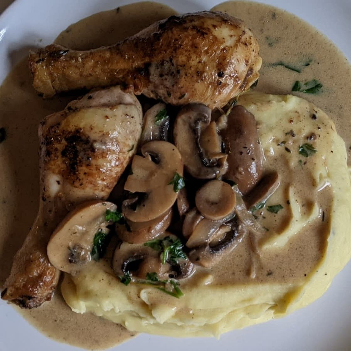 Chicken Fricassée (French creamy chicken stew)