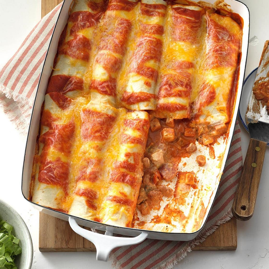 Easy Chicken Enchiladas
