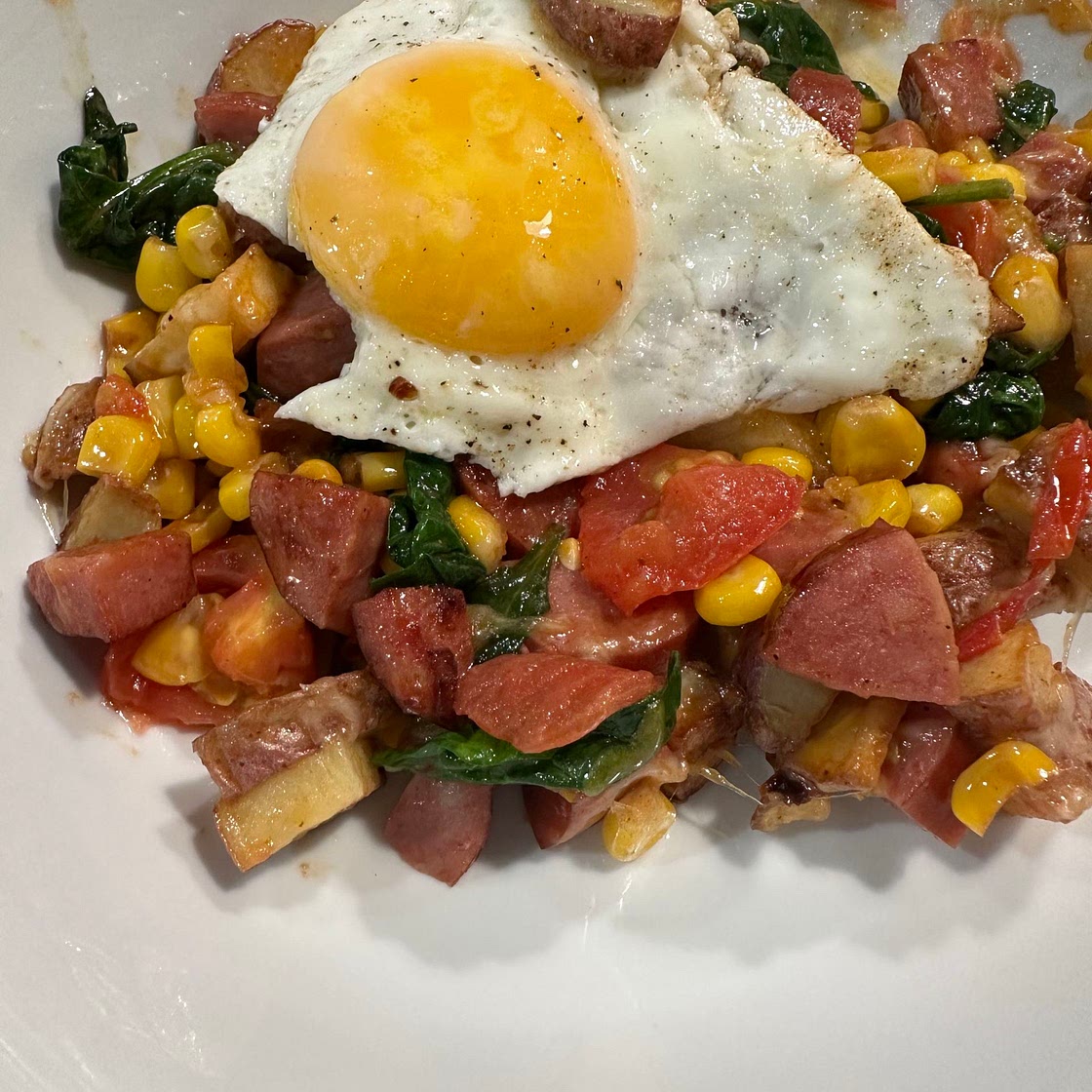 Breakfast hash (breakfast mess) 