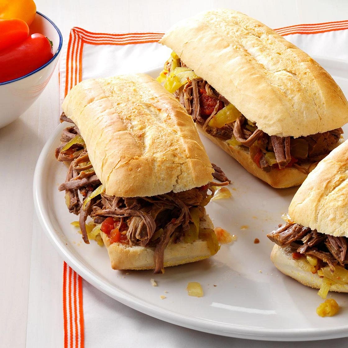 Family-Favorite Italian Beef Sandwiches