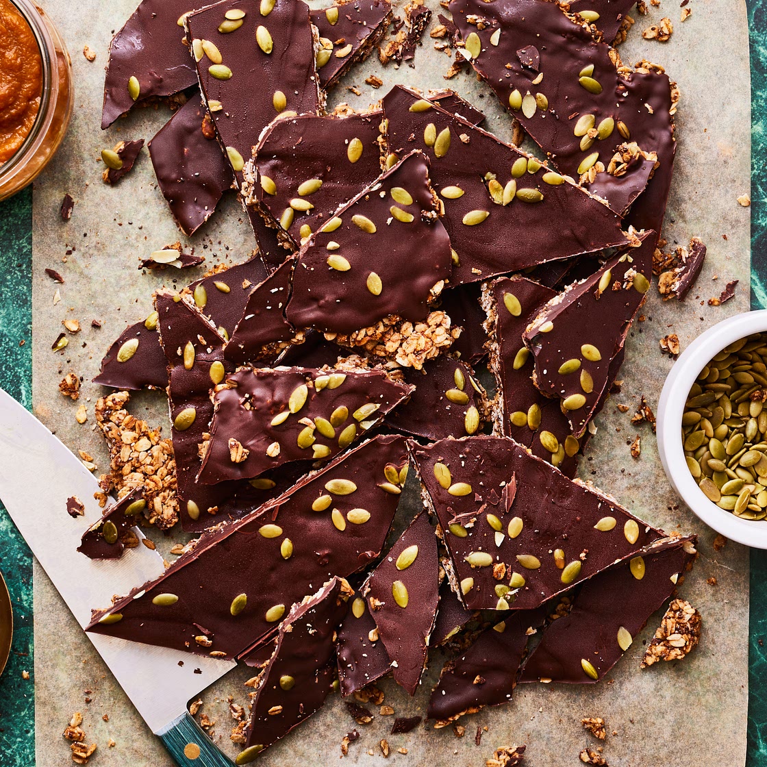 Copycat Trader Joe's Pumpkin Granola Bark