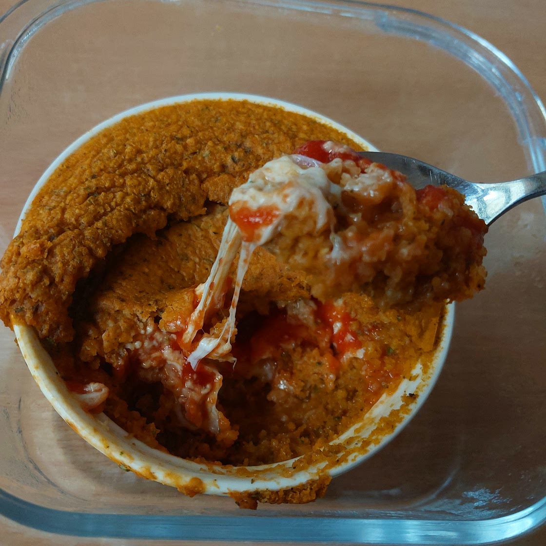 Pizza baked oats
