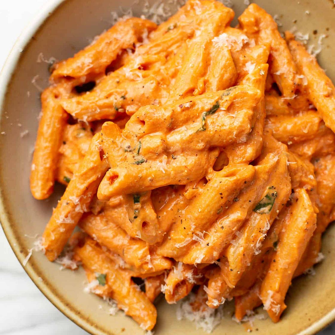 Tomato Goat Cheese Pasta