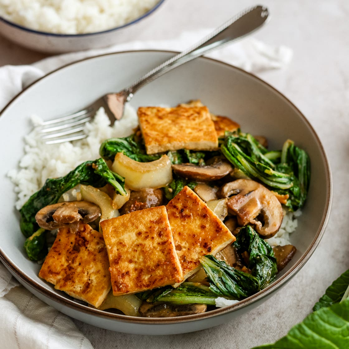 30-Minute Vegan Tofu Bok Choy Stir Fry