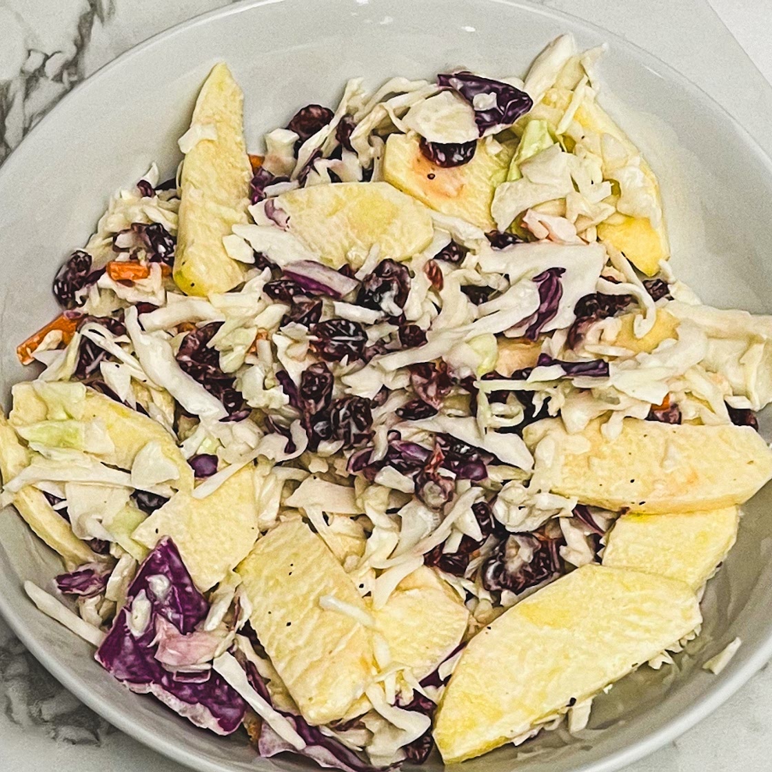 Apple Cranberry Coleslaw -