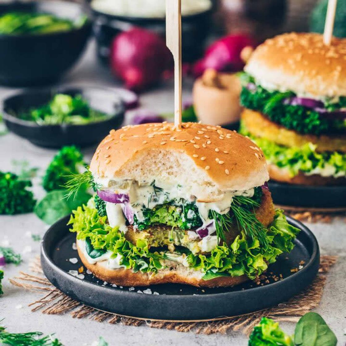 Dillicious Broccoli Burgers