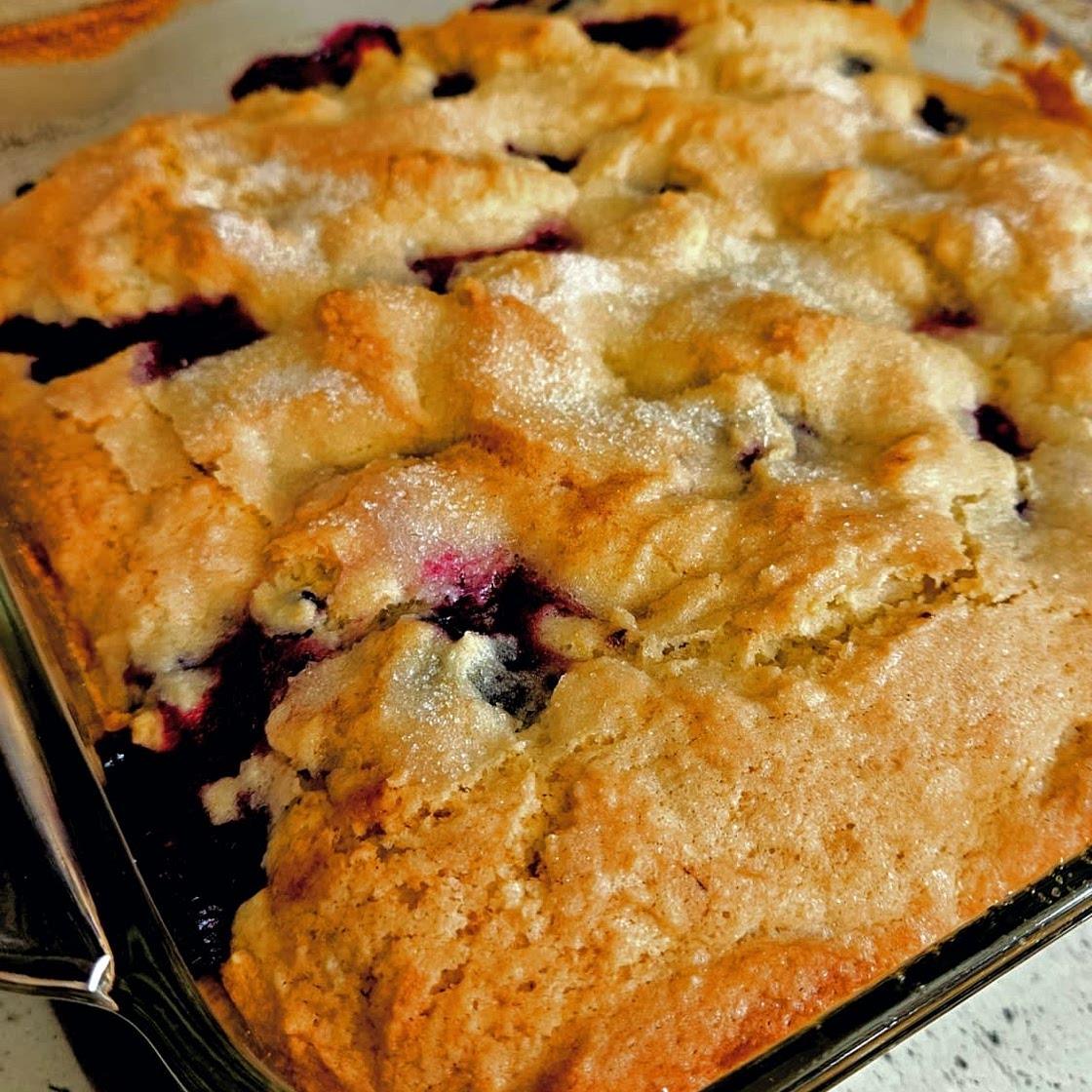 Buttermilk Blueberry Breakfast Cake