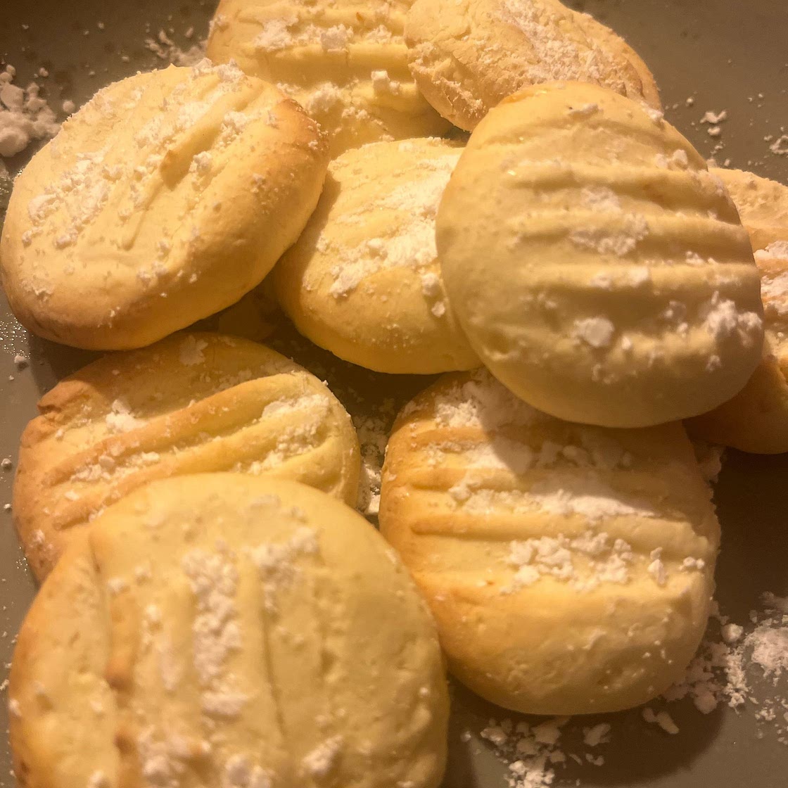 Lemon Whipped Shortbreads