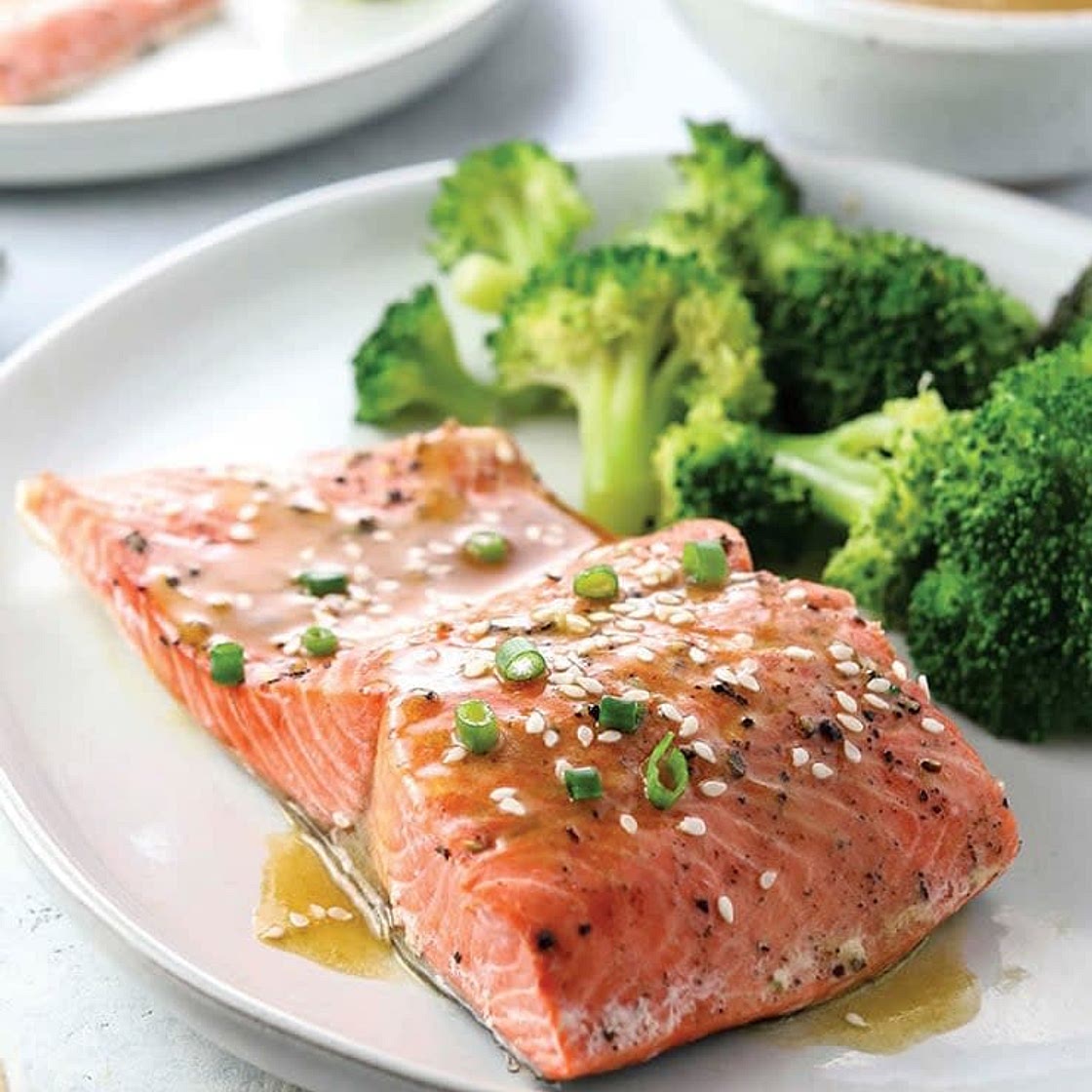 Instant Pot Salmon and Broccoli