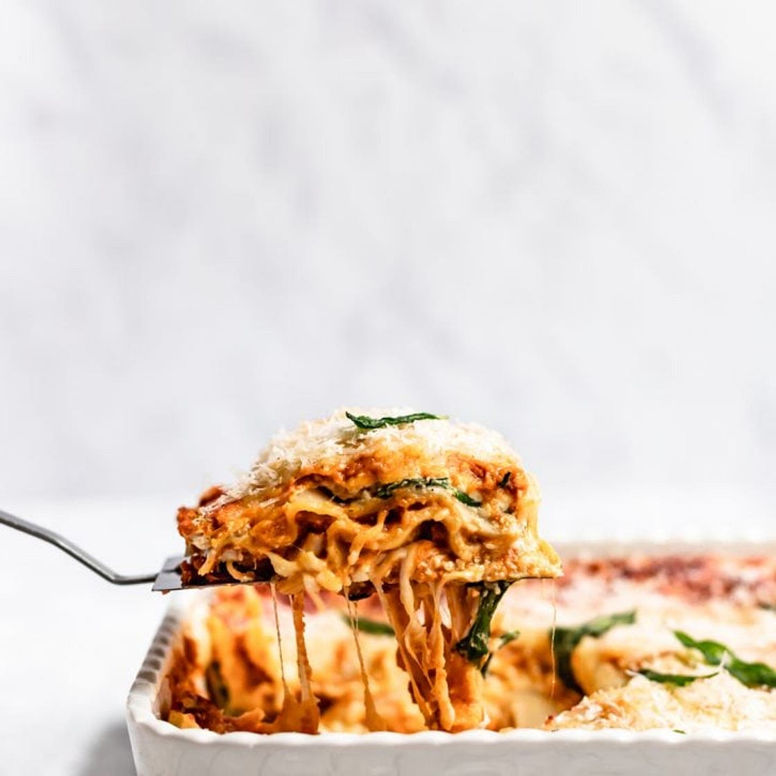 Vegetarian Spinach Pumpkin Lasagna