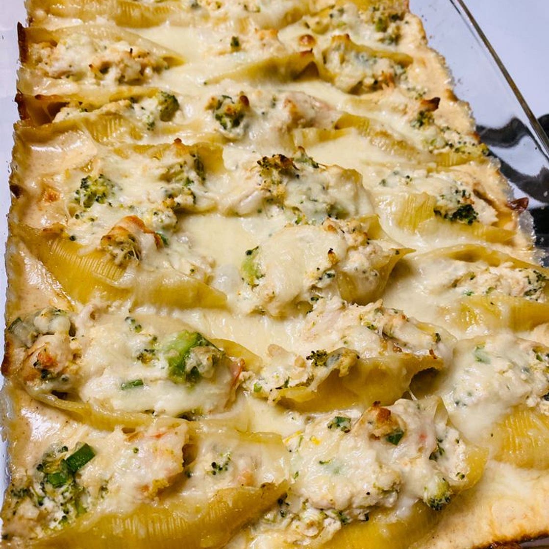 Cajun Chicken Alfredo Stuffed Shells