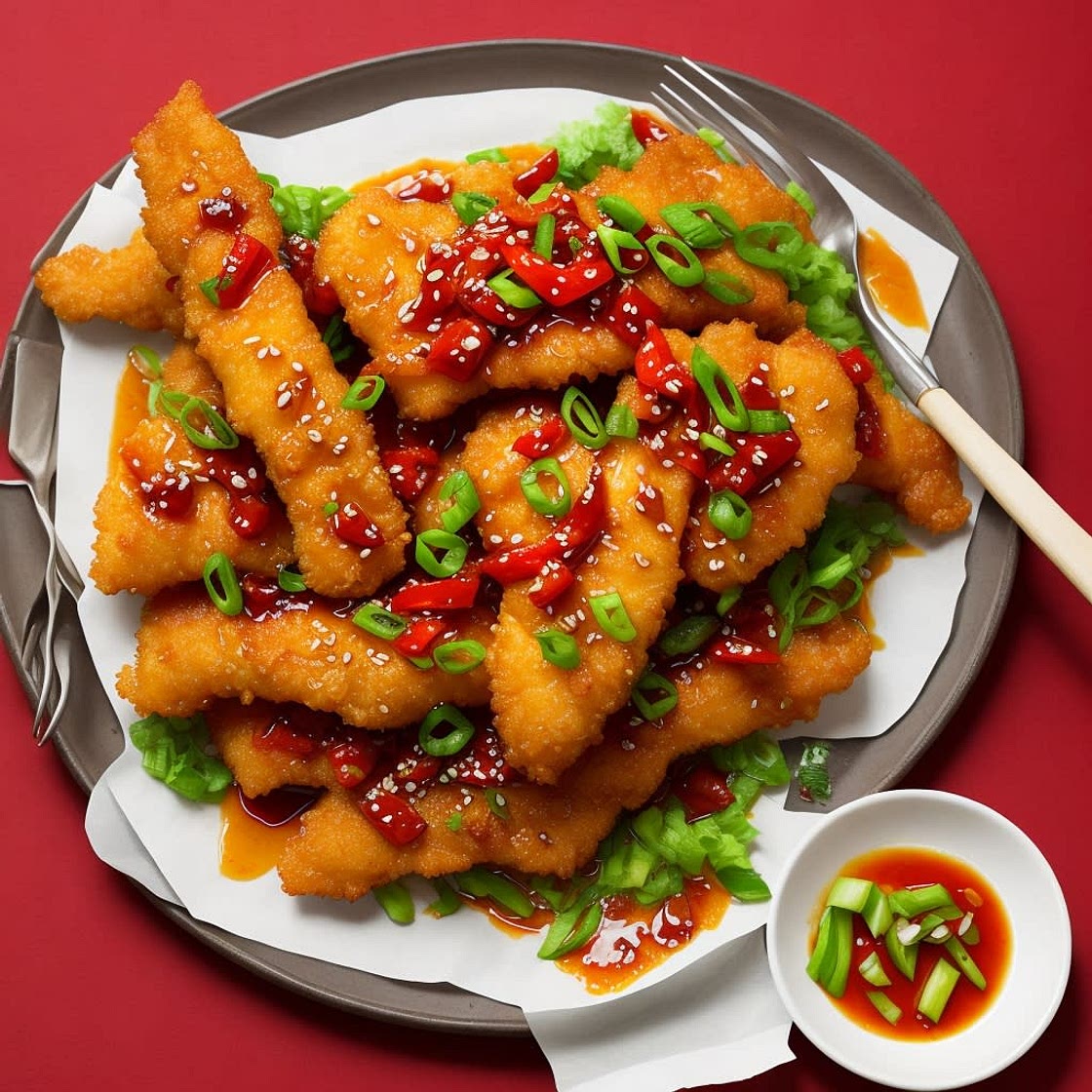 Crispy Fish with Spicy Sweet-and-Sour Sauce