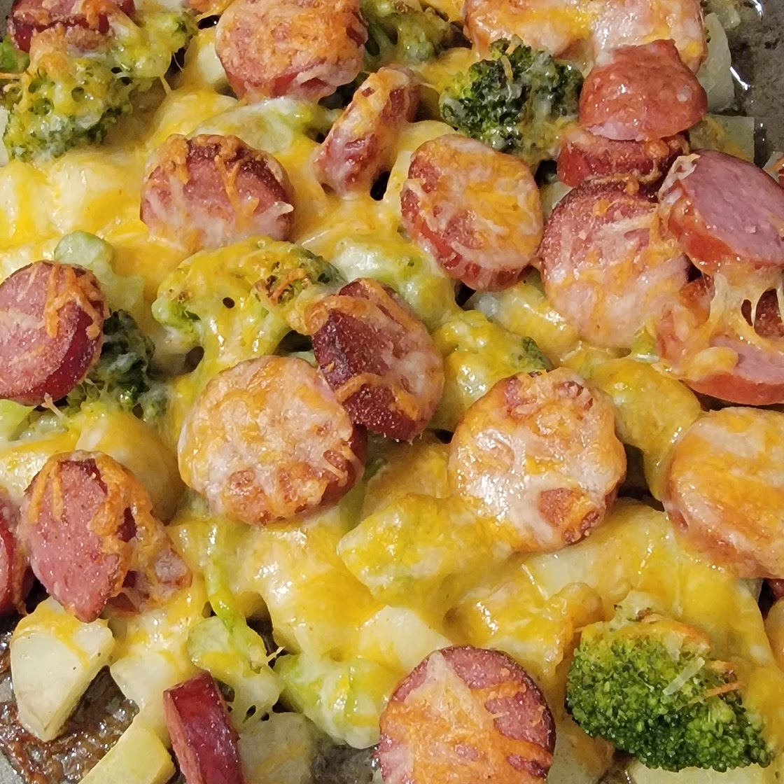 Sausage, Broccoli, and Potato Bake