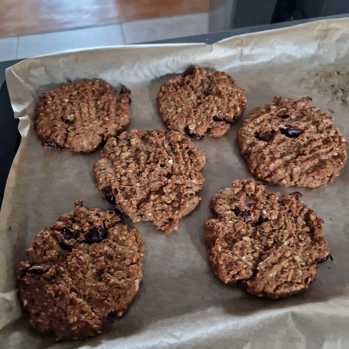 Cranberry Protein Cookies