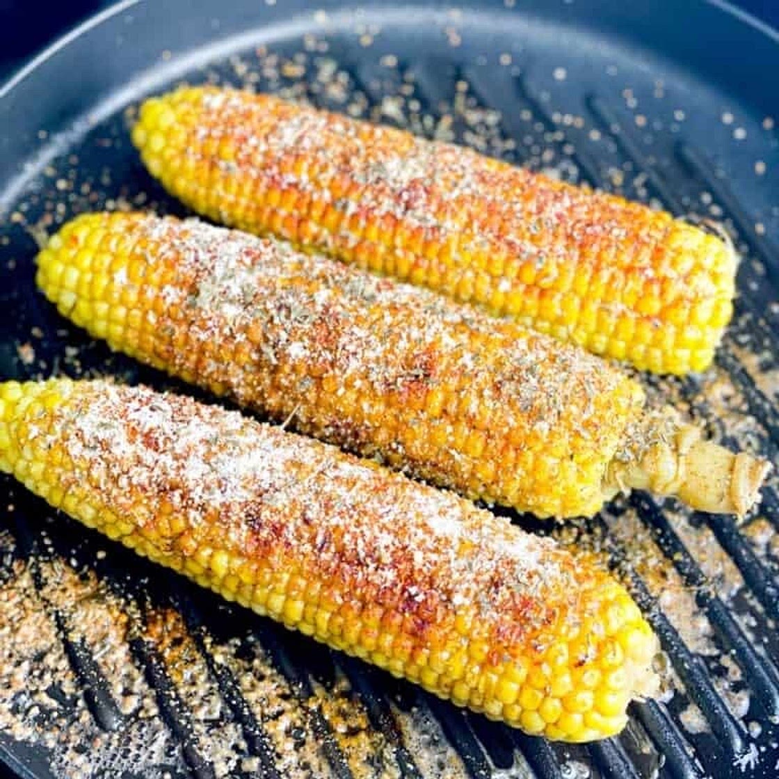 Grilled Corn with Spicy Cajun Butter