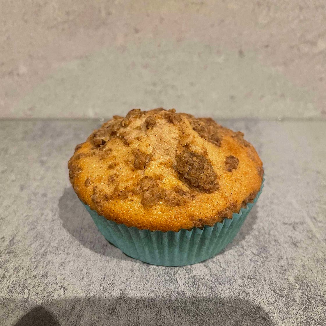 Coffee cake muffin