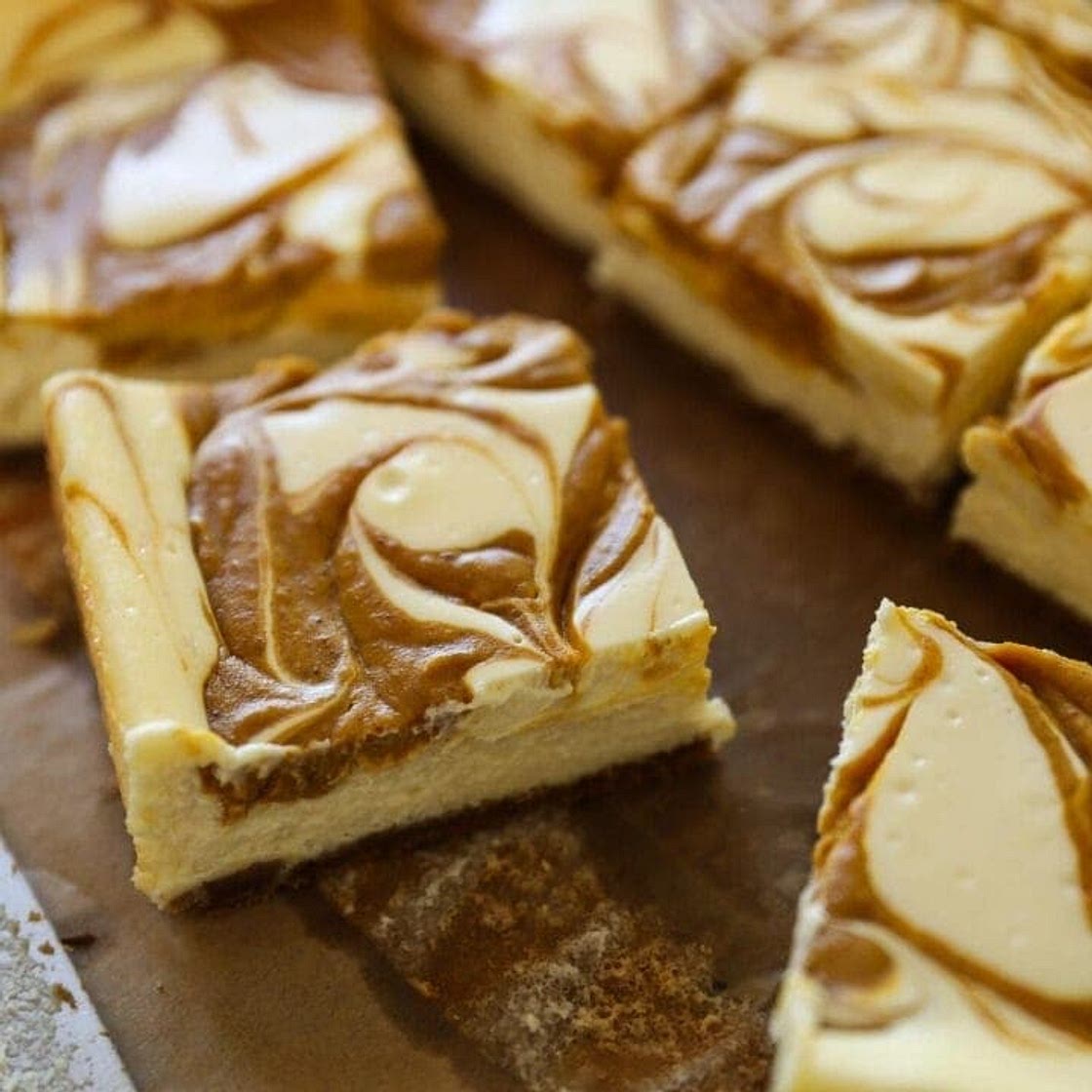 Pumpkin Cheesecake Bars
