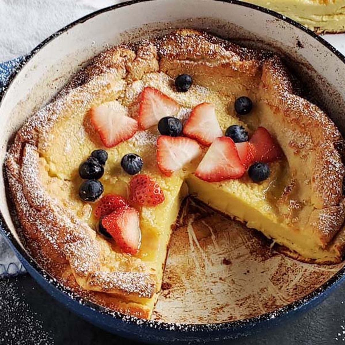 Sourdough Discard Dutch Baby or German Pancake