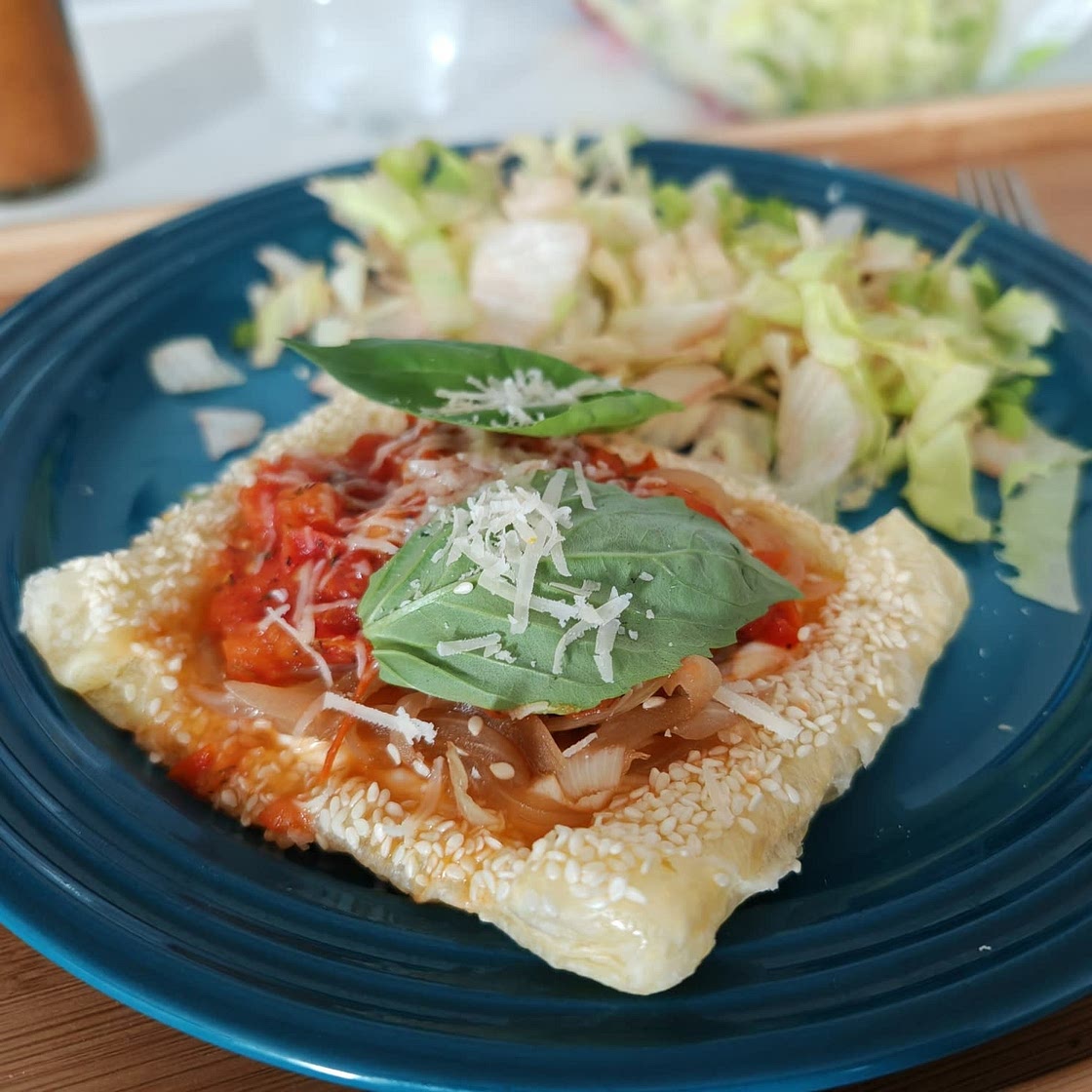 Tartelettes crème ricotta et legumes confits