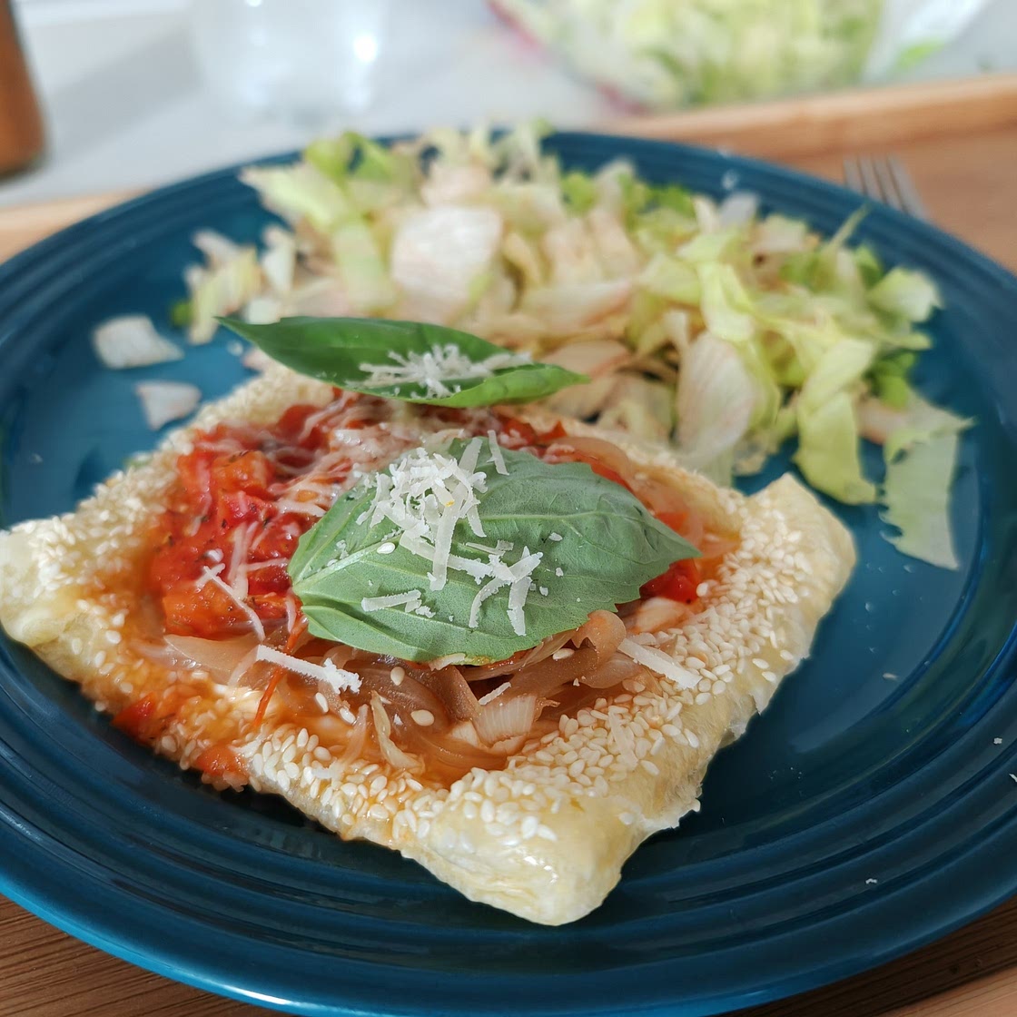 Tartelettes crème ricotta et legumes confits