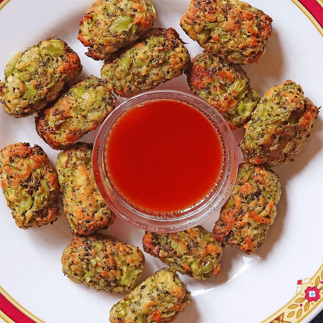 Air Fryer Broccoli Tots