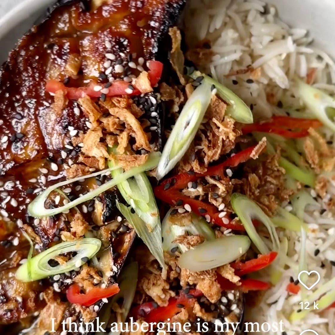 Sticky Aubergine