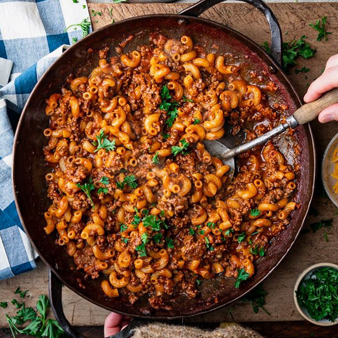 One Pan Homemade Hamburger Helper