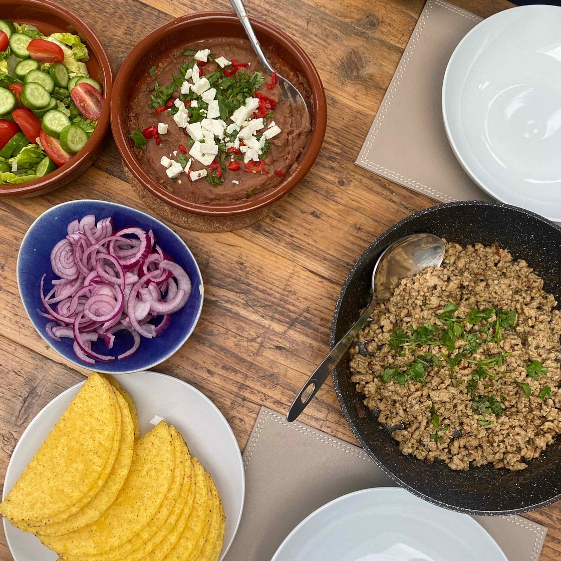 Beef tacos
