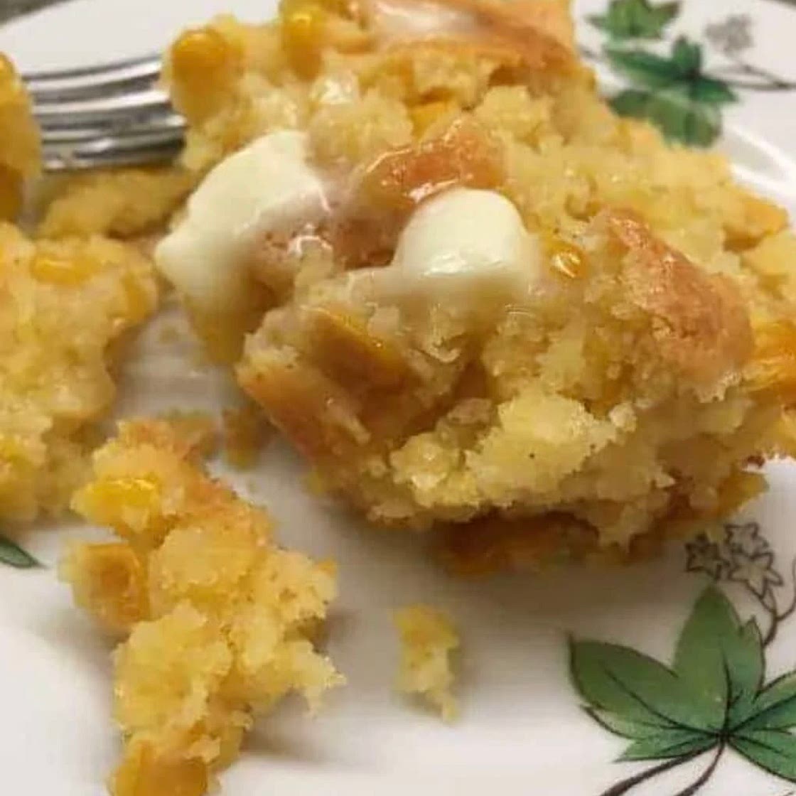 Cornbread with creamed & whole kernel corn