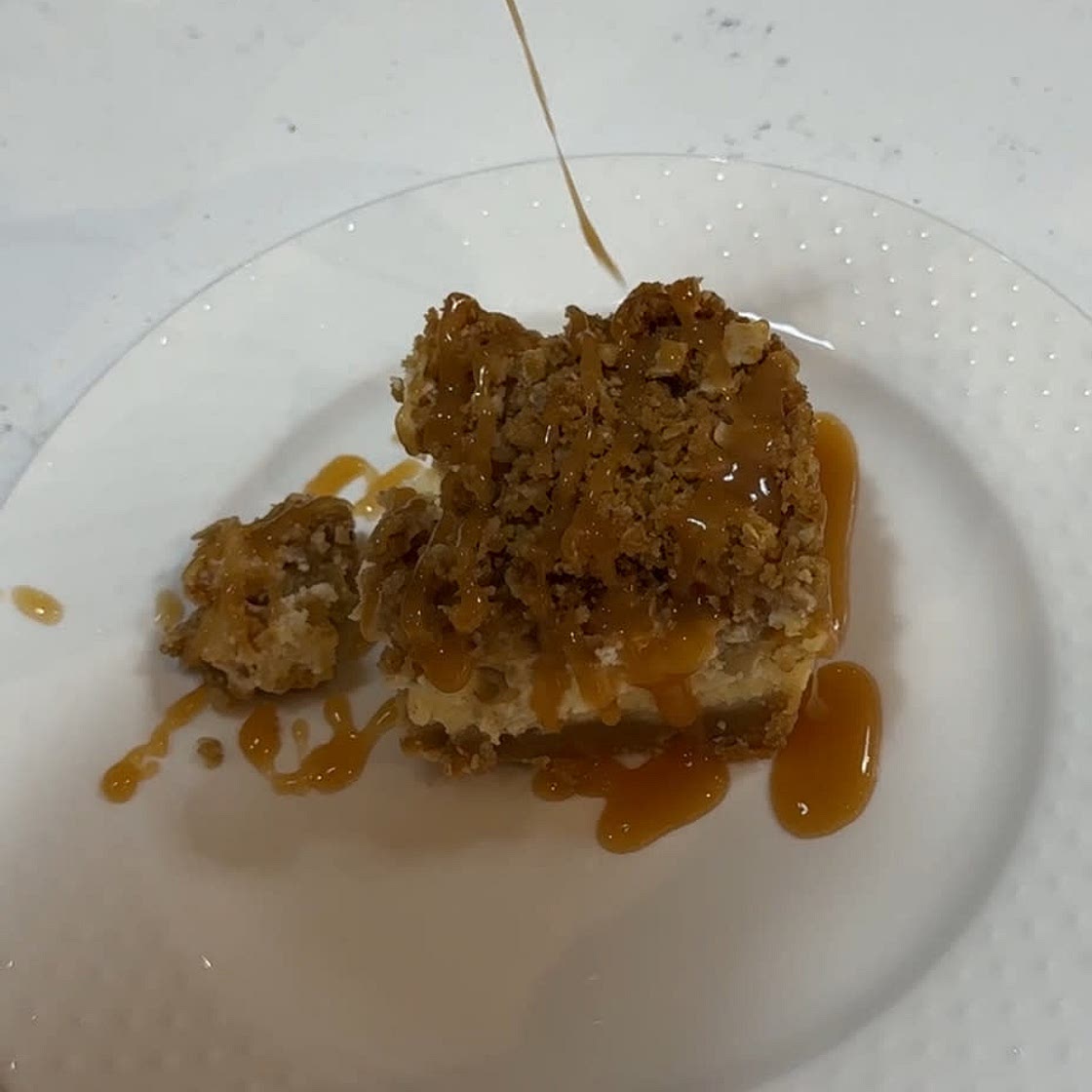 Apple Caramel Cheesecake