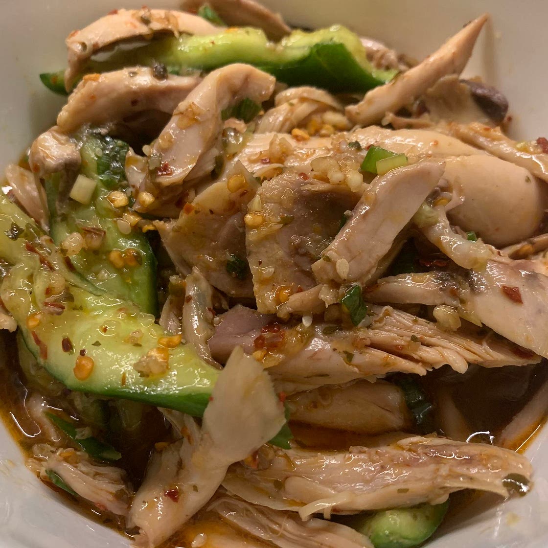 Sichuan cold noodles 鸡丝凉面